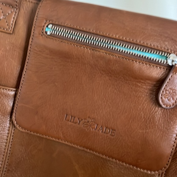 LILY JADE MADELINE buttery soft leather convertible handbag - Picture 7 of 13